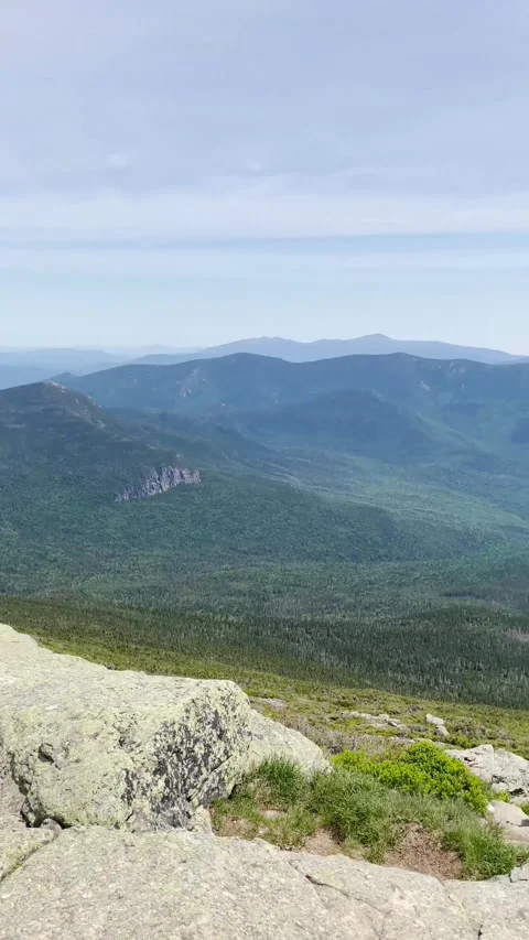 Vertical View of Top of the Mountain Stock Footage 251041262