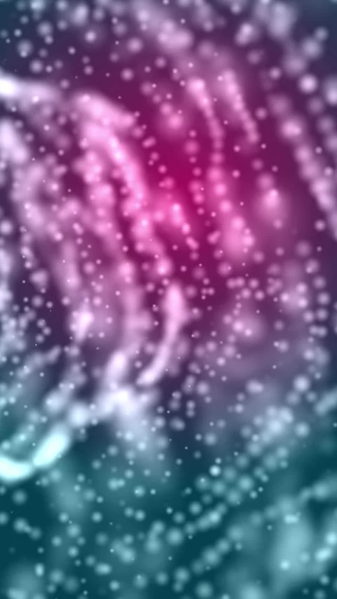 Vertical violet blue particles plexus loop, complex abstract animated mobile Stock Footage 332522360