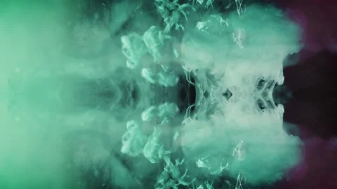 Vertical Of Visual Effects With Green In... | Stock Video | Pond5