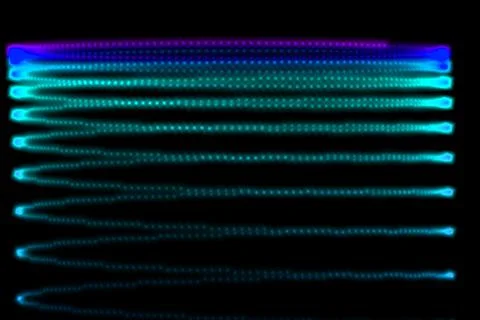 Vertical vortex cylinder color tornado CG background wallpaper Stock Illustration