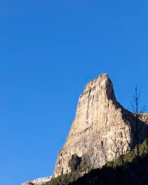Vertical wall for climbing Stock Photos