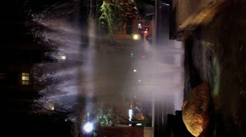 Vertical Water Fountain Video stock 12745984