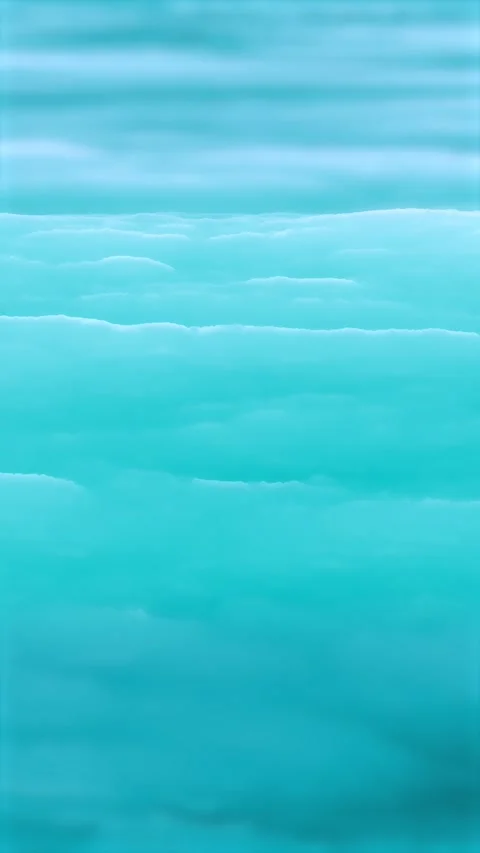 Vertical water surface seamless loop, blue ocean ripples and sun reflection Stock Footage 338037085