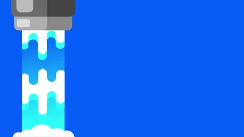 Vertical Waterfall Flow Stock Footage 335630769