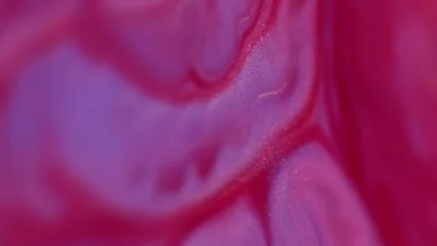 Vertical wave ink enamel fluid stream liquid shiny Video stock 326711238