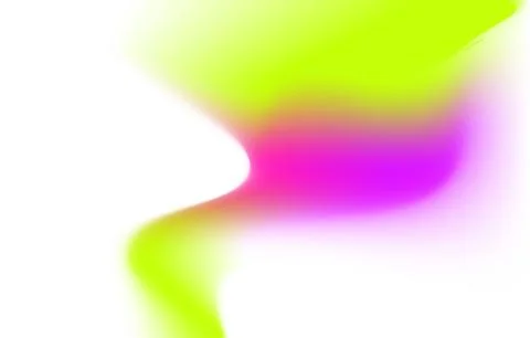 Vertical wave on a white background, bright purple and light green Ilustración de archivo
