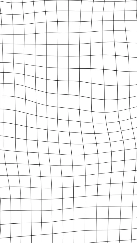 Vertical Wavy Black Grid on White Seamless Loop Vídeos de archivo 331416674