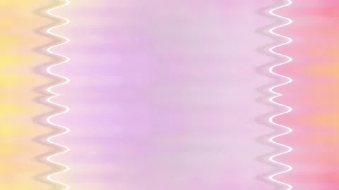 Vertical wavy rectangular white frame with long lines, pink orange blurred .. Stock Footage 270314888