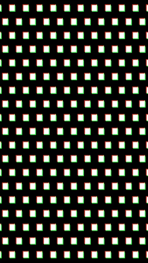 Vertical Wavy Square Block Pattern RGB Split Glitch 4K Loop Video stock 338383272