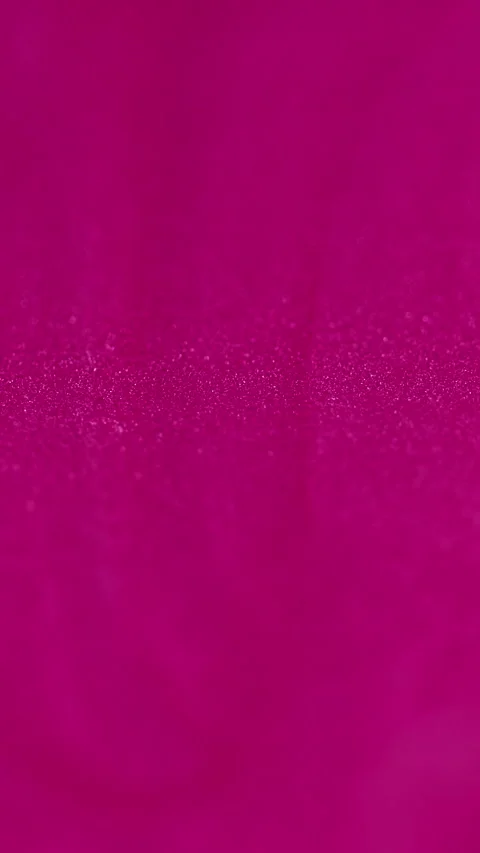 Vertical wet glitter texture paint flow pink ink Video stock 285580856