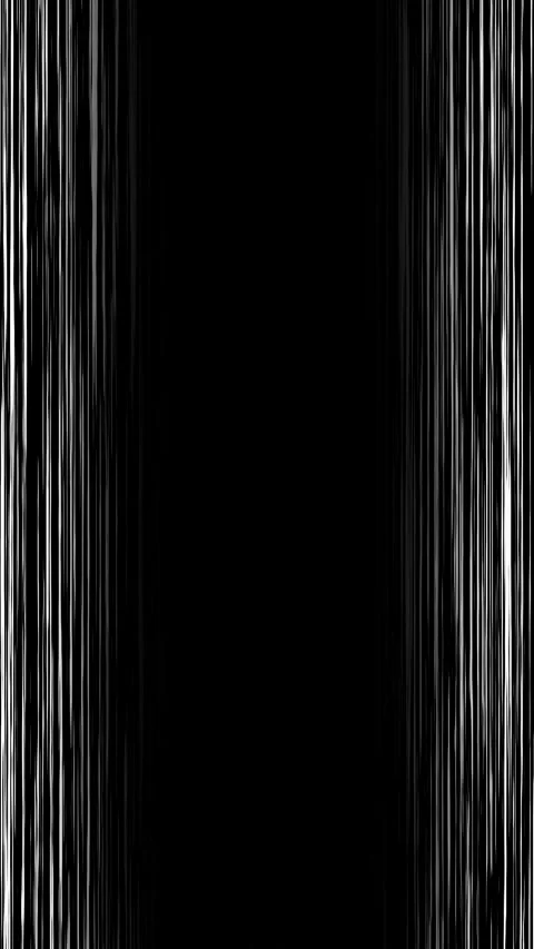 Vertical White Action Speed Line Black Background 4K Loop Video stock 339165515
