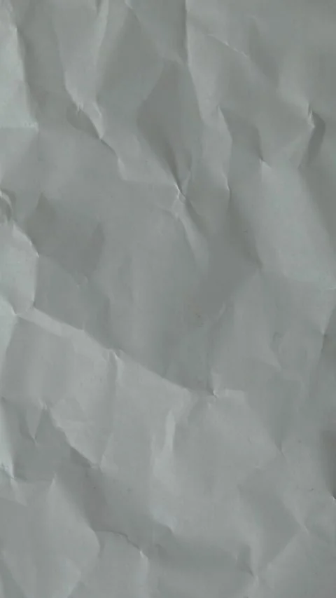 Vertical White Crumpled Paper Texture Background Loop Vídeo Stock 333968989