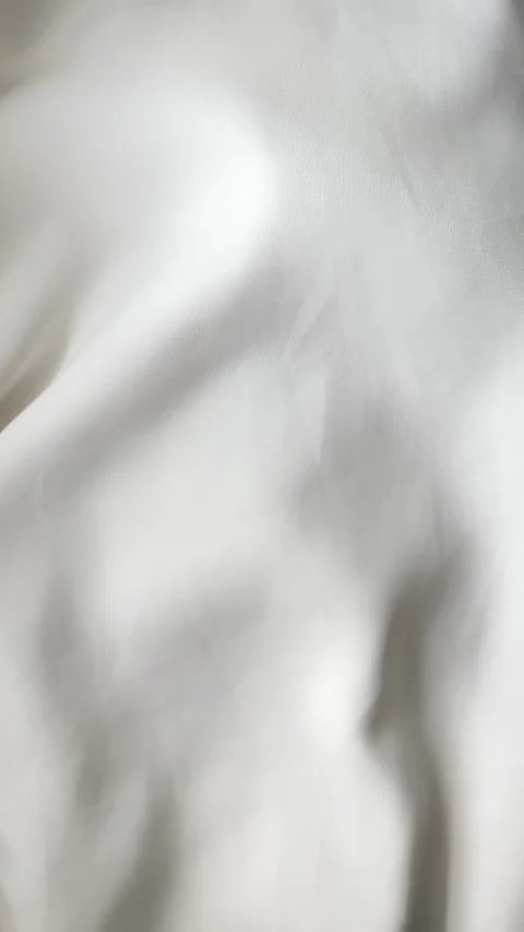 Vertical White Silk Fabric Waving Motion Background Vídeo Stock 333964716