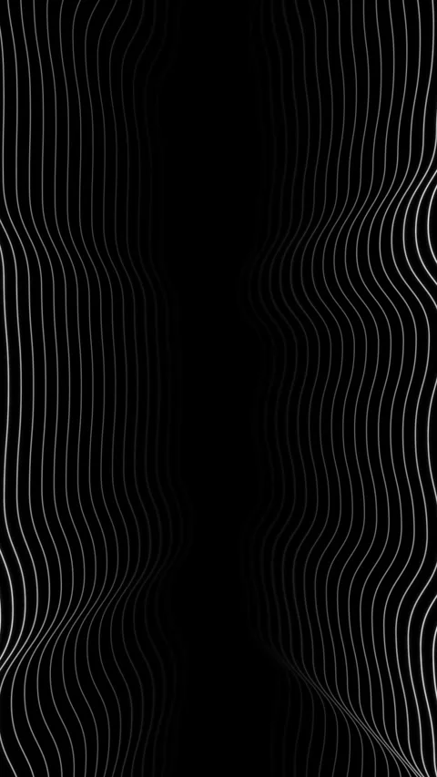 Vertical White Wiggle Lines Loop Stock Footage 345638985