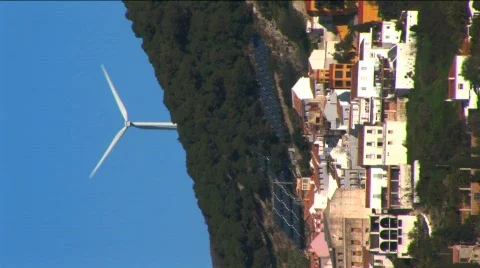 Vertical wind power &amp; energy Stock Footage 314925