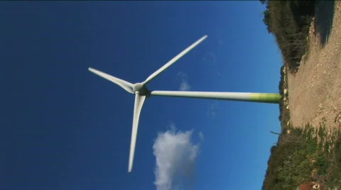 Vertical wind power &amp; energy Stock Footage 315164