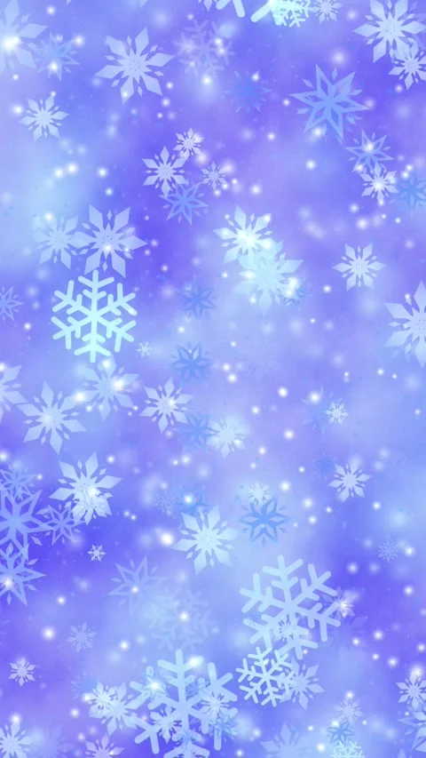 Vertical Winter Gradient Full Snowflakes Loop 10s Stock Footage 319626649