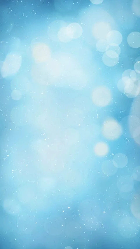 Vertical Winter Lights Snow Falling 4K Loop Stock Footage 321775275