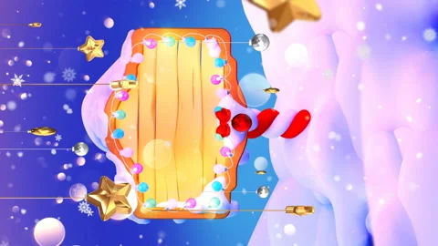 Vertical Winter signpost Stock Footage 167054000