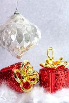 Vertical xmas background Stock Photos