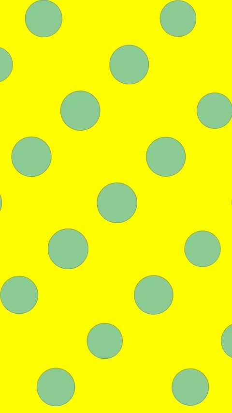 Vertical Yellow Background Animation with Repeating Blue Circle Pattern and Stock Footage 346777041