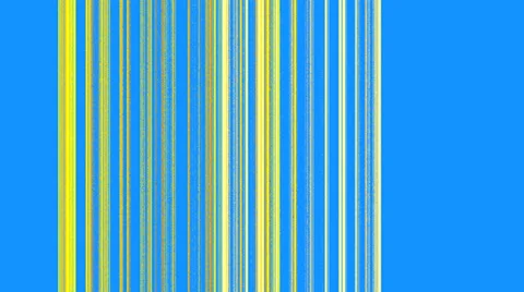 Vertical Yellow Lines on Blue Stock Footage 29654971