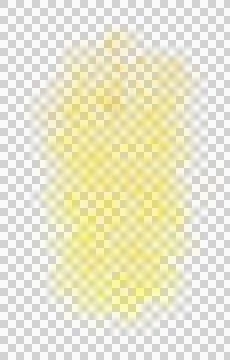 Vertical yellow smoke column with soft edges isolated Stock Illustration