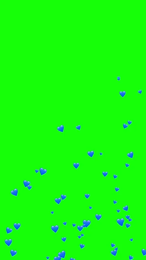 Vertical your recording with graphic elements on a green screen with blue h.. Stock Footage 304055017