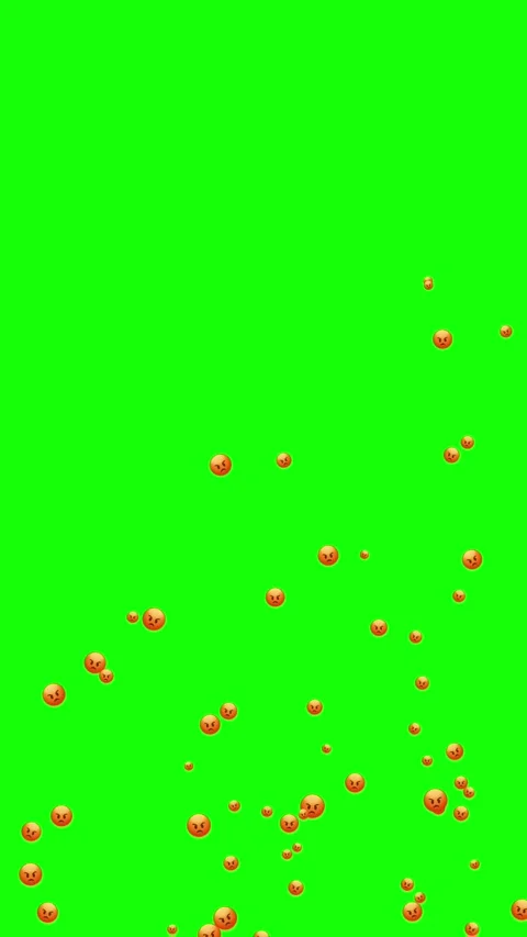 Vertical your recording with graphic elements on a green screen with anger .. Stock Footage 304055237