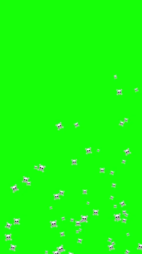 Vertical your recording with graphic elements on a green screen with dead e.. Stock Footage 304055498