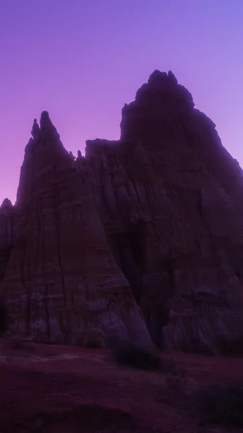 Vertical Yunnan Earth Forest Starry Night Galaxy Motion Timelapse Stock Footage 327673156
