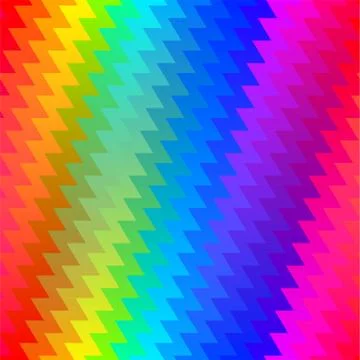 Vertical zigzag chevron rainbow seamless pattern Stock Illustration