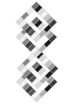 Vertically arranged rectangles in the form of a patchwork pattern. イラスト素材