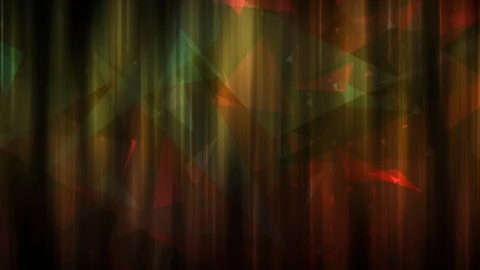 Vertically spinning triangle particle loop Stock Footage 126049216