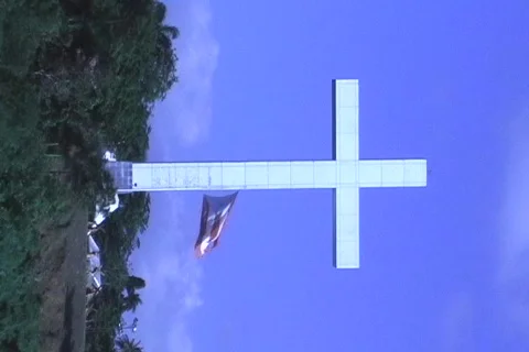 Verticals: Big Cross Stock Footage 708524