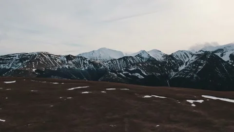 Vertigo Effect During Aerial View Of Sibillini Mountains Italy, 4K 스톡 동영상 220520277