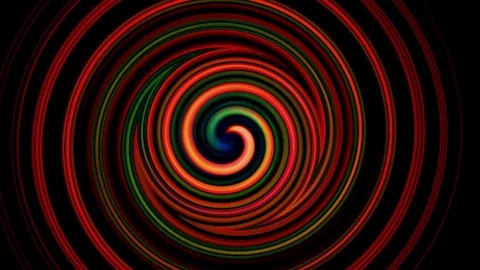 Vertigo hypnotic wheels motion background Stock Footage 69710599