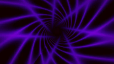 Vertigo tunnel motion graphics, in a seamless animation loop Stock Footage 264182375