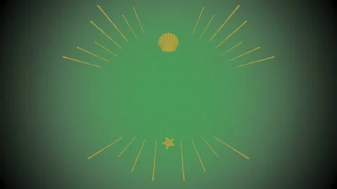 Vertigo yellow rays for text Stock Footage 168818502