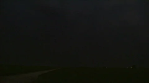 Very active thunderstorm with lots of lightning Stock Footage 503455