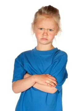 Very angry child Stock Photos