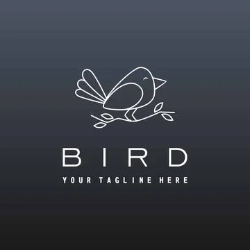 Very attractive bird shape design for a logo. イラスト素材