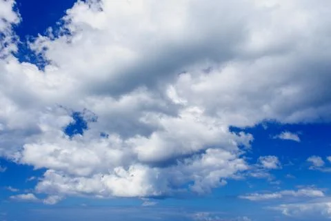 Very beauriful blue sky with clouds. Stock Photos