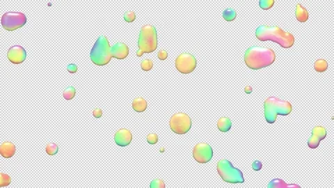 Very beautiful, abstract liquid bubbles. Stock Footage 152295028