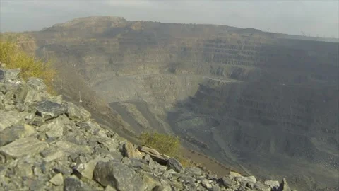 A very beautiful career blast. Iron ore mining. Stock-Footage 101782453