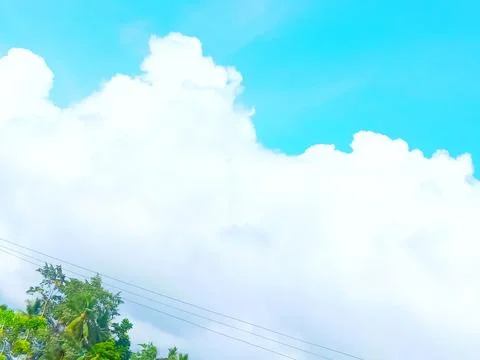 Very beautiful cloud view Foto stock