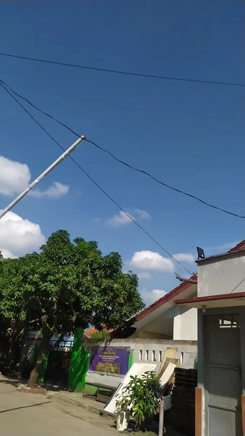 Very beautiful cloud views Video stock 195134327