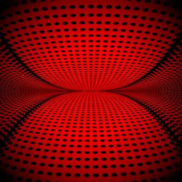 Very beautiful geometric pattern, black dots and lines symmetrically form the Stock Illustration