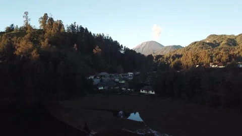 Very beautiful mountain views seen by drone Stock Footage 147288719