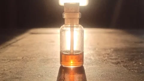 A Very Beautiful Perfume Bottle Video stock 283274895